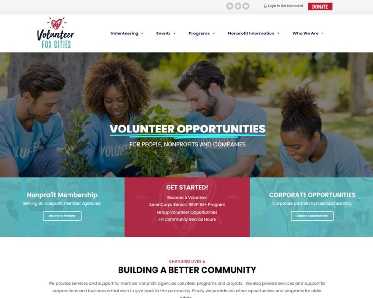 Volunteer Fox Cities Website