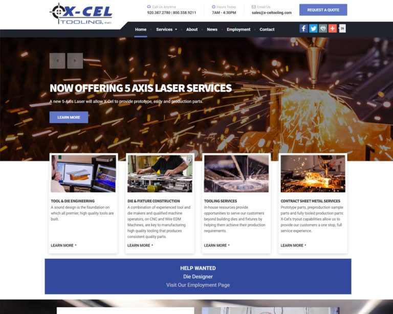 X-Cell Tooling Website