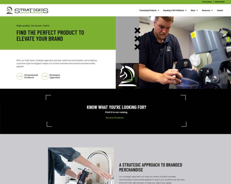 Strategies LTD Website Screen Shot