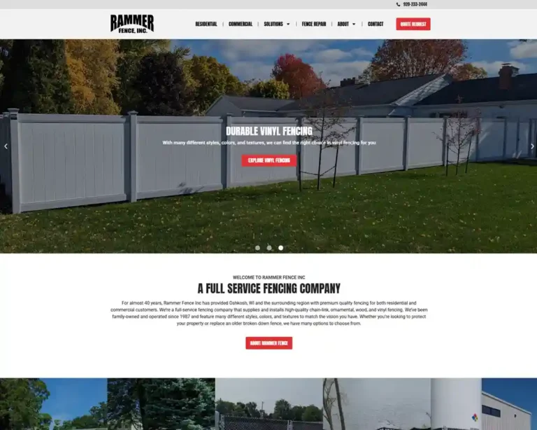 Rammer Fence Website