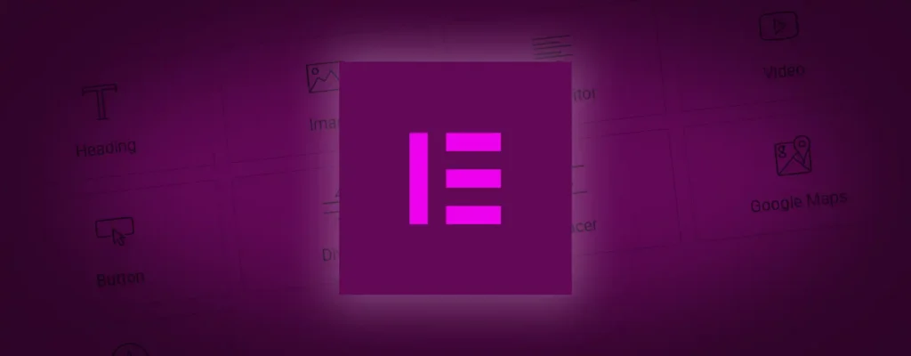 Illustration of the Elementor page editor