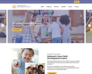 OCDC Website Screenshot.